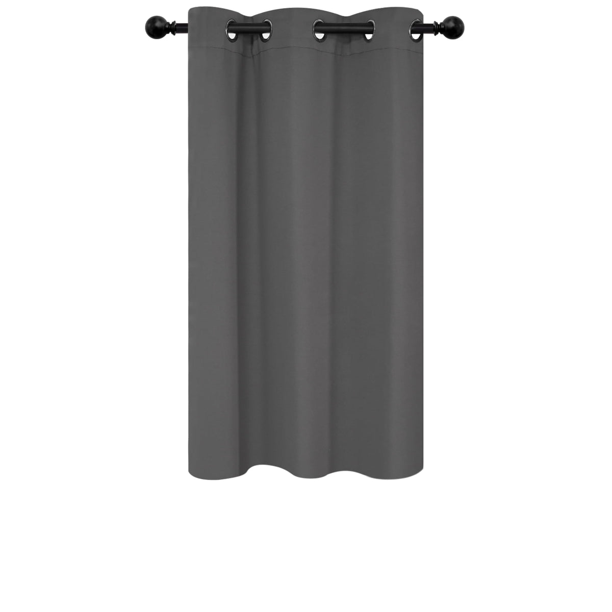ZOPZO blackout curtain, Dark Gray, 42W x 45L inches, 1 panel
