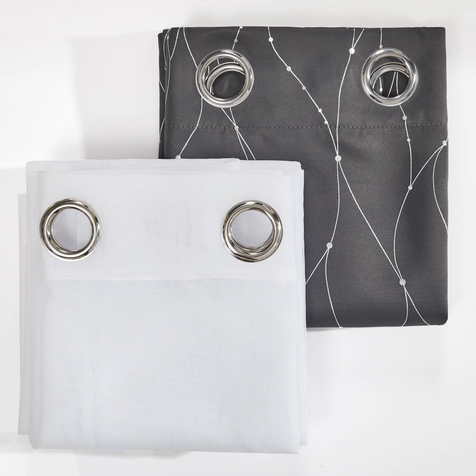 Dark Gray-White