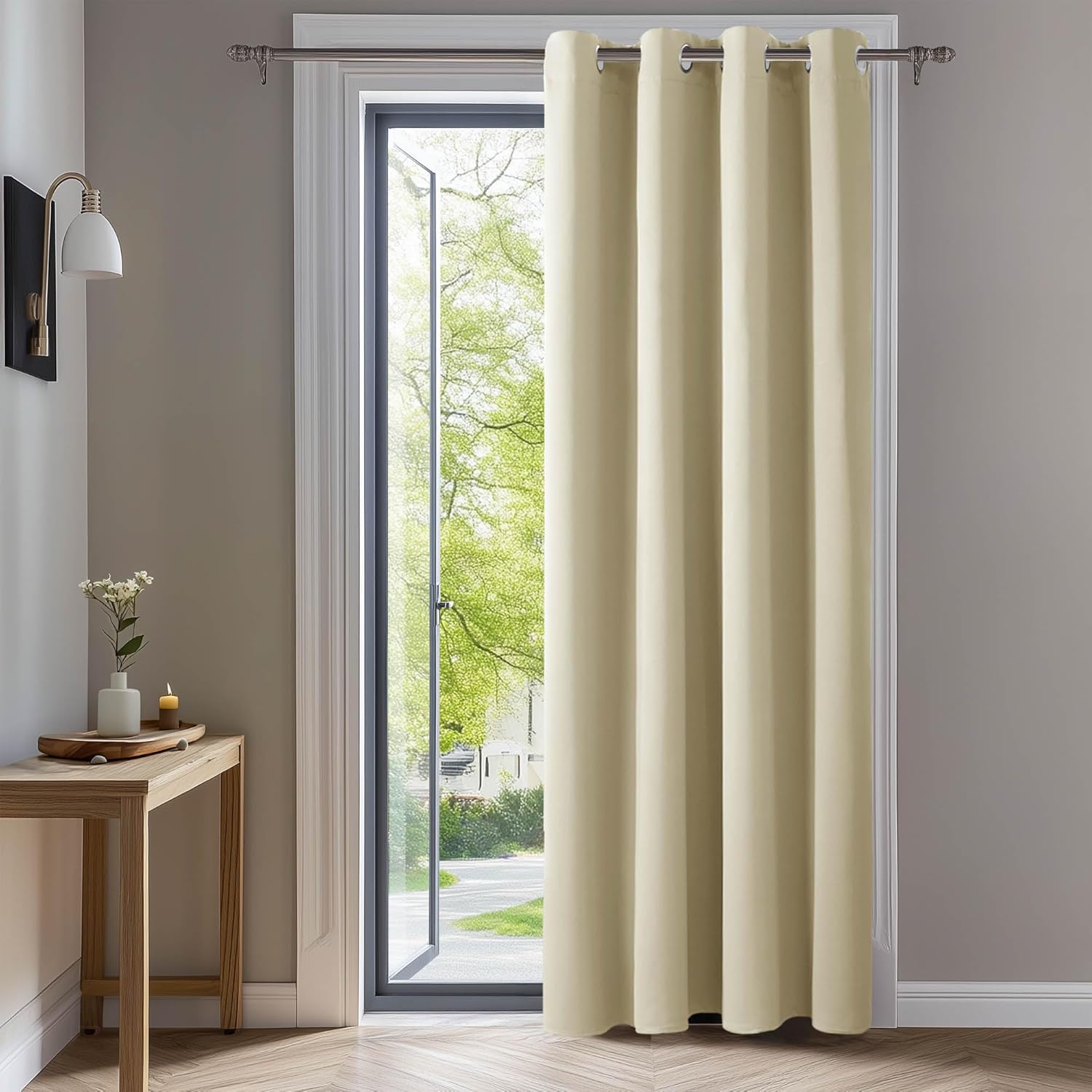 Deconovo Grommet Top Soft Window Curtain Panel Designed for Light Reduction and Privacy 1 Panel