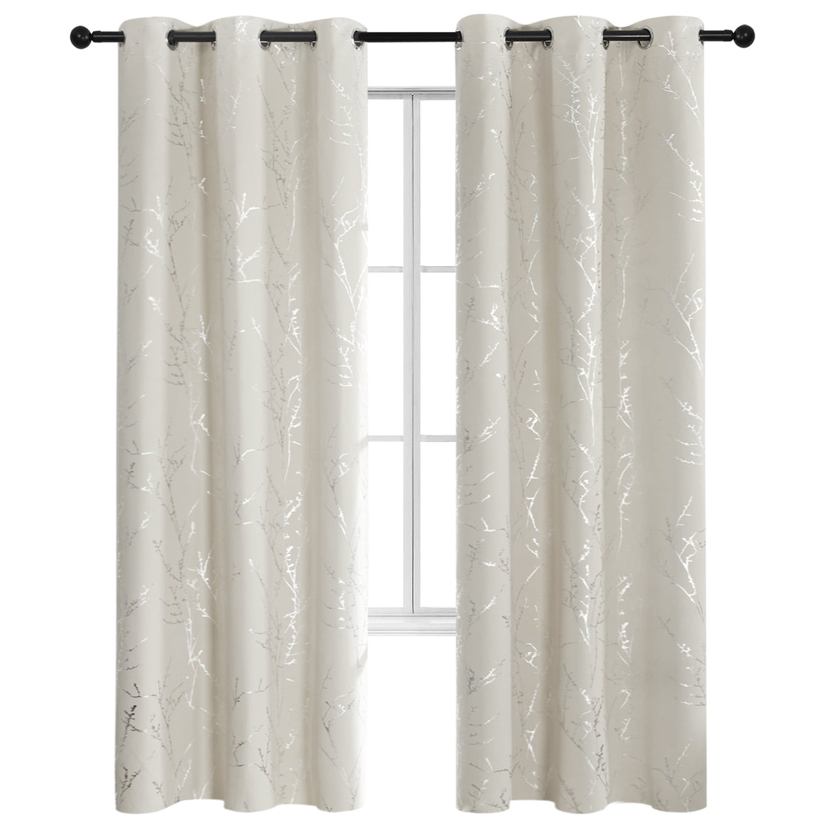 ZOPZO Curtains & Valances, Light Beige
