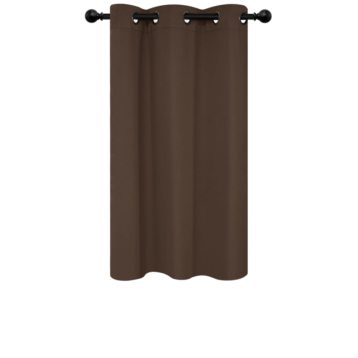 ZOPZO blackout curtain, Brown, 42W x 54L inches, 1 panel