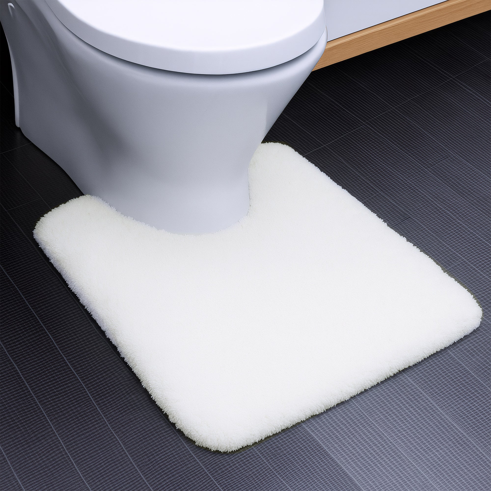 Deconovo Plush Non-Slip Bath Mat – Super Absorbent Rug (1 PC)