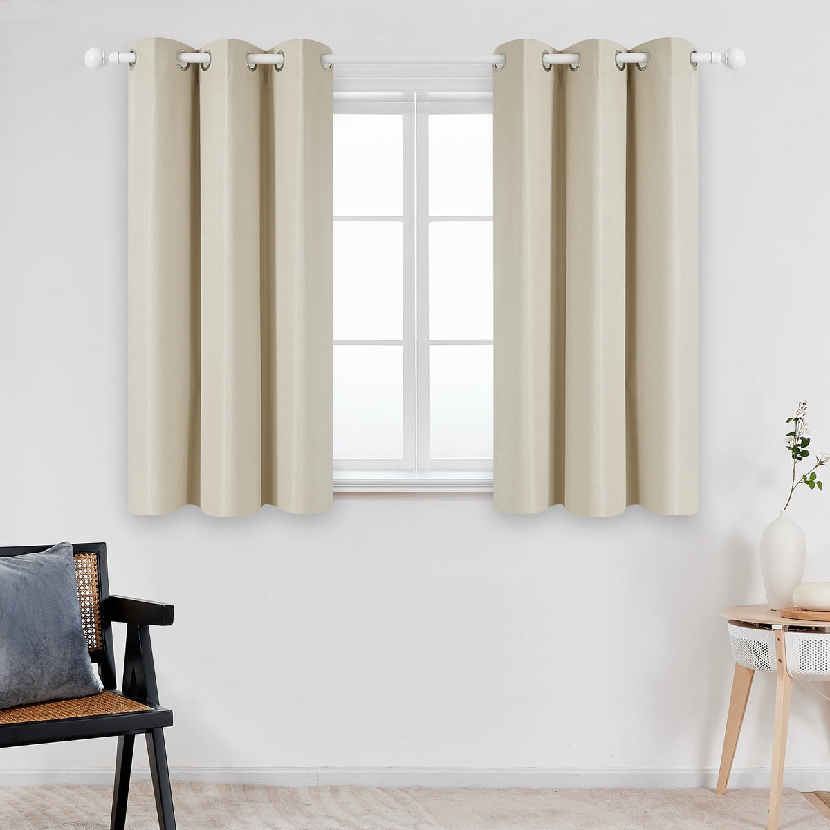 ZOPZO Curtains & Valances, Beige