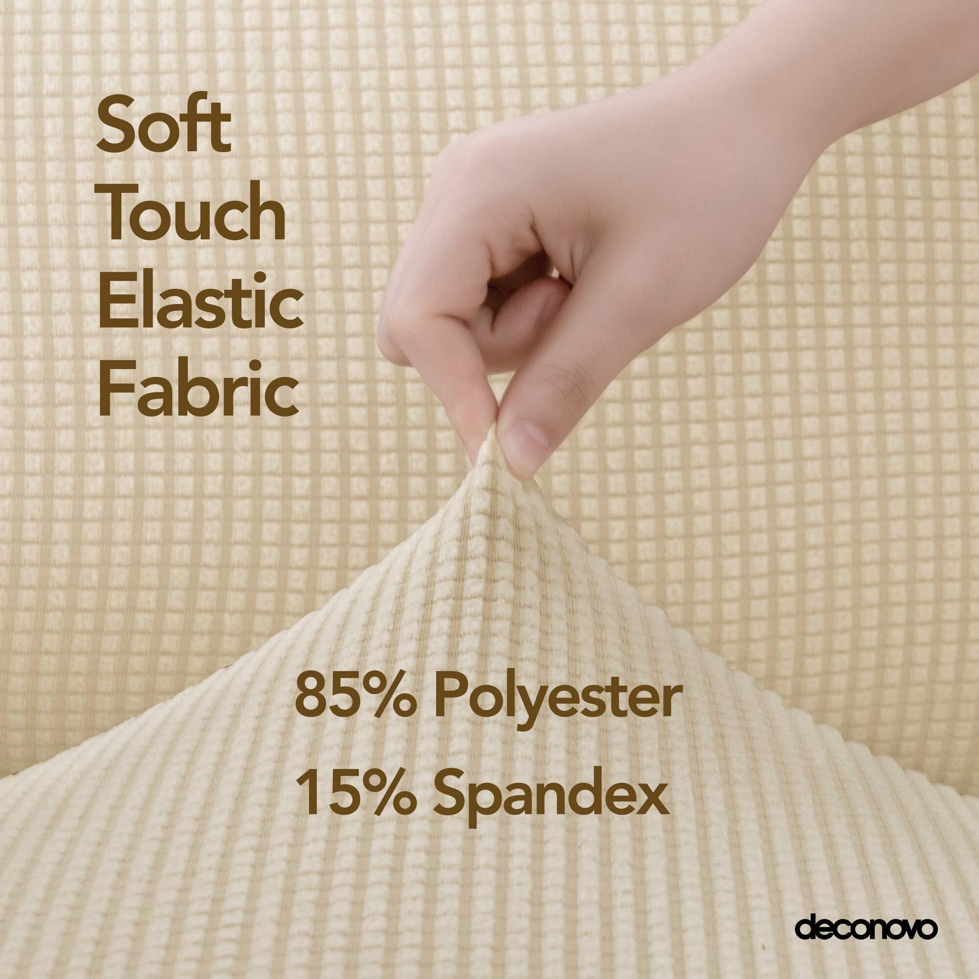 Deconovo 3-Seat Sofa Fitted Spandex Protector Slipcover