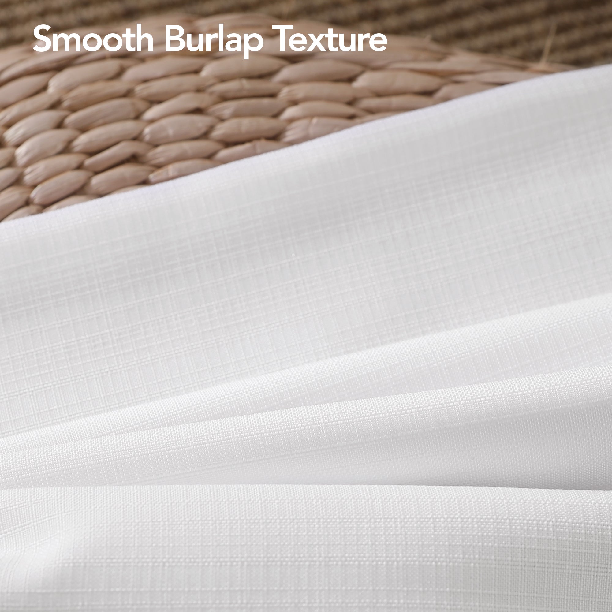 Deconovo 4 Pack Faux Linen Pillow Covers with Hidden Zipper