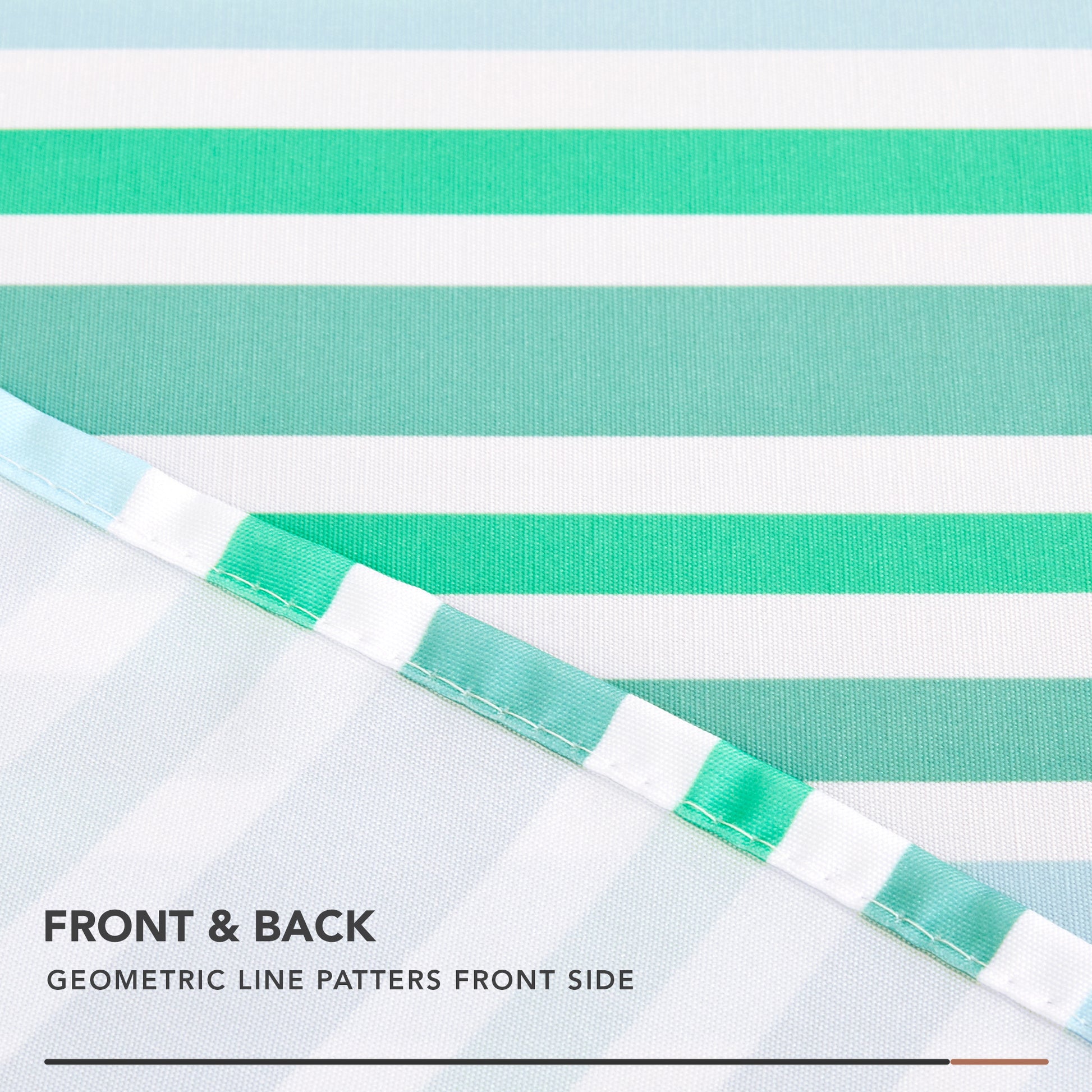 Mint Green and Blue