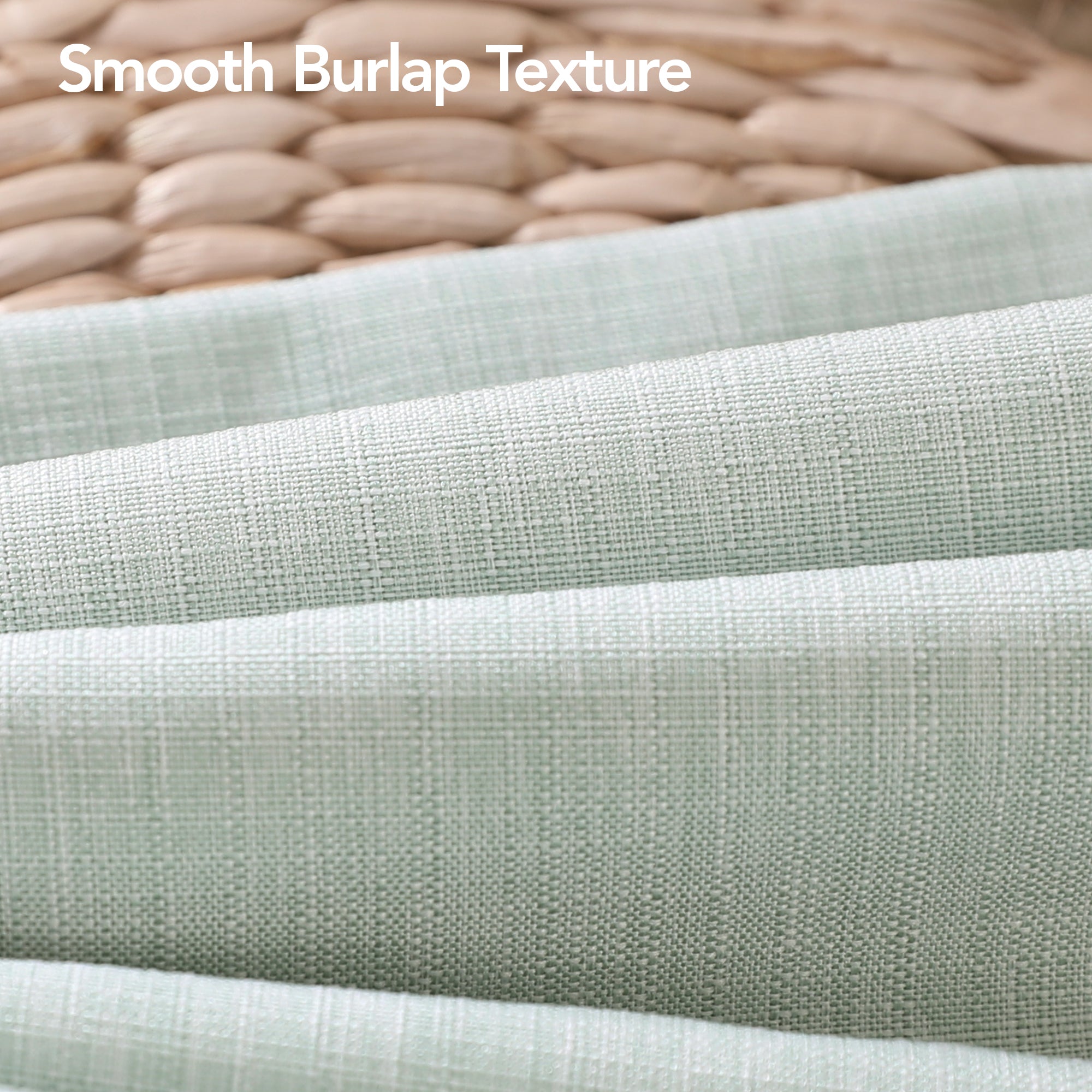 Deconovo 4 Pack Faux Linen Pillow Covers with Hidden Zipper